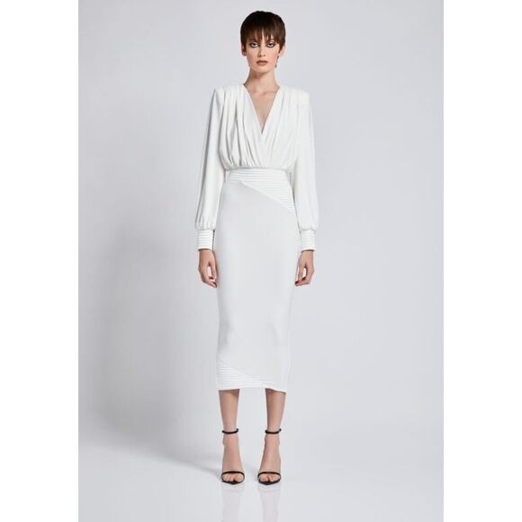 ZHIVAGO Lover Man Cocktail Dress white US6 - Picture 14 of 15